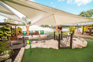 outdoor play area at a childcare centre gold coast